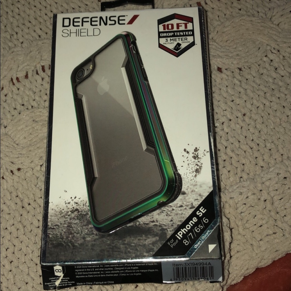 clear holographic phone case brand new